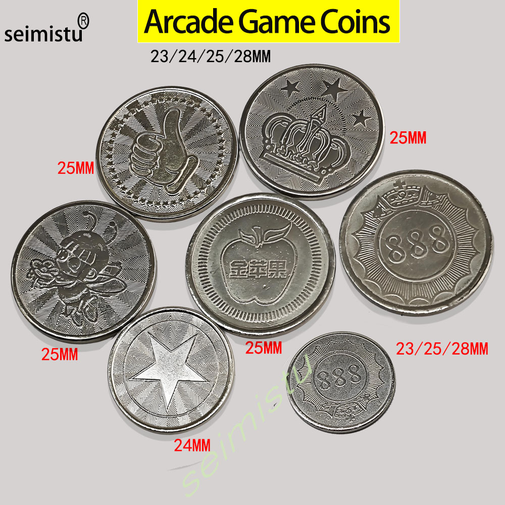 Arcade Card Vending Machine - 100 шт., жетоны из нержавеющей стали